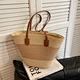 Straw woven bag